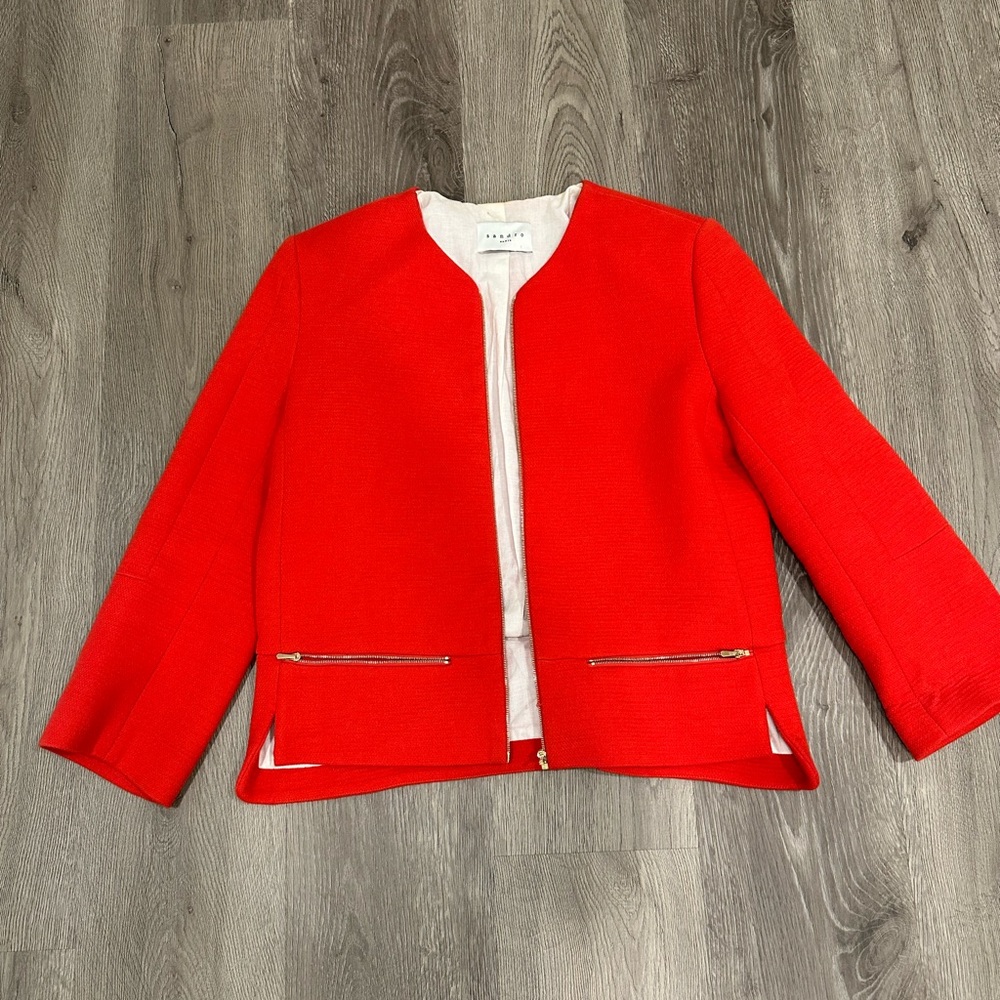 Red SANDRO Blazer